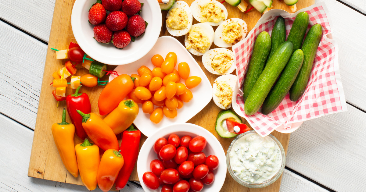 We have the long weekend coming up! What are your plans? Stock up on mini cucumbers, peppers and bite sized tomatoes too for bright and healthy snacking - all from Ontario Greenhouse Vegetable Growers.