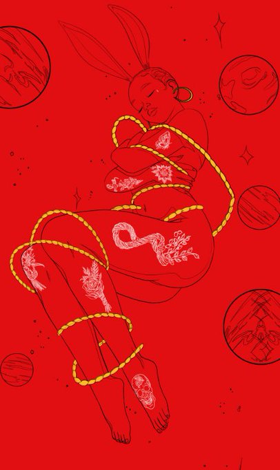 &ldquo;Star Born x Sub-Space V2&rdquo;  🪢🦋🐰🌕👄🥲✨🪐🪢  Can&rsquo;t wait to paint these on digital and traditional canvas. ☺️ #originalartwork<a href="/tag/bunny"class="tags"><span>#bunny</span></a><a href="/tag/fetish"class="tags"><span>#fetish</span></a><a href="/tag/tattoos"class="tags"><span>#tattoos</span></a><a href="/tag/tattooartist"class="tags"><span>#tattooartist</span></a><a href="/tag/shibari"class="tags"><span>#shibari</span></a>