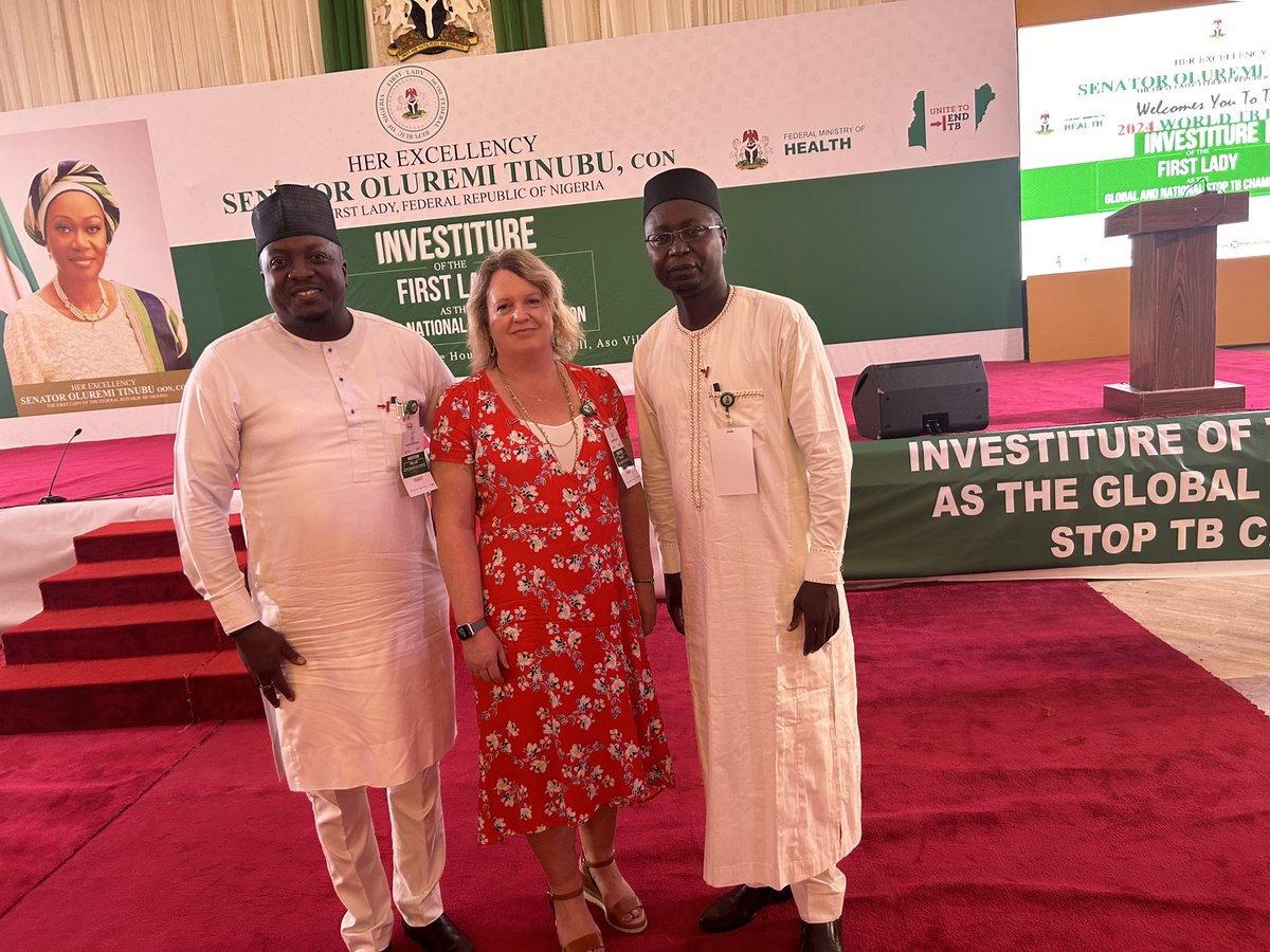 Wonderful event at Aso Rock Villa Abuja for the Investiture of the First Lady of Nigeria as Global and National TB Champion. Thank you to the <a href="/NTBLCP1/">NTBLCP</a> for the invitation. <a href="/LIGHTonTB/">The LIGHT Consortium</a> <a href="/ZankliC/">Zankli Research Centre</a> <a href="/FCDOHealthRes/">FCDO Global Health Research</a> #EndTB