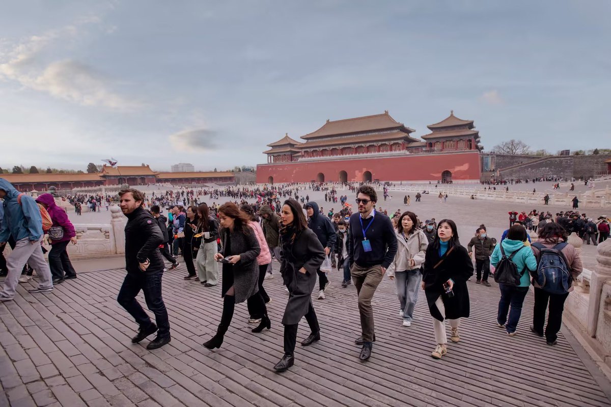 along's tweet image. Another year of French China Young Leader Program, back in Beijing again after Covid. Glad to moderate a great panel on AI👽