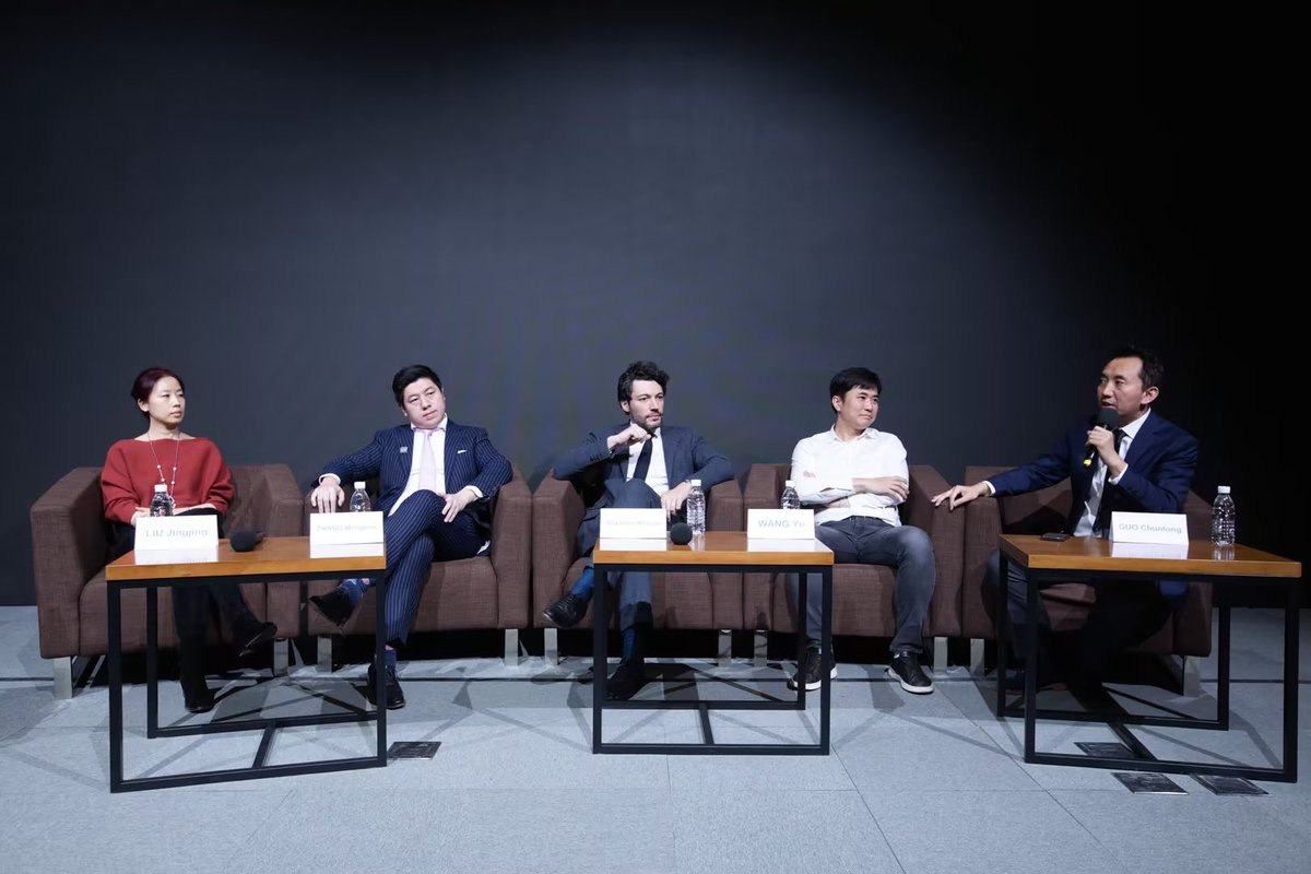 along's tweet image. Another year of French China Young Leader Program, back in Beijing again after Covid. Glad to moderate a great panel on AI👽