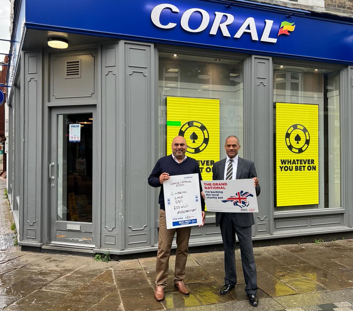 Last week, I visited Coral in Windsor and took part in the Grand National Charity Bet Campaign, placing a £50 charity bet. Any winnings, or a £250 donation from the @BetGameCouncil, will go to @SebsActionTrust, who provide support to the families of seriously-ill children.