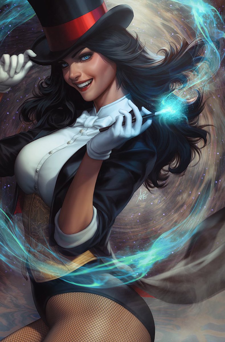 Here comes my official variant cover for Zatanna: Bring down the house. My first #zatanna cover. :)