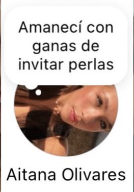 Me pregunto si hoy <a href="/aitana_oa/">Aitana Olivares</a> amaneció con ganas de invitar perlas?