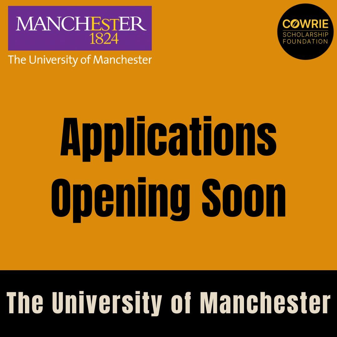 Don't forget that @OfficialUoM Cowrie Scholarships will be available this year - to find out more please visit buff.ly/49om7aR #Scholarship #unigrant #bursary #opportunity #funding #UKuniversities #Manchester