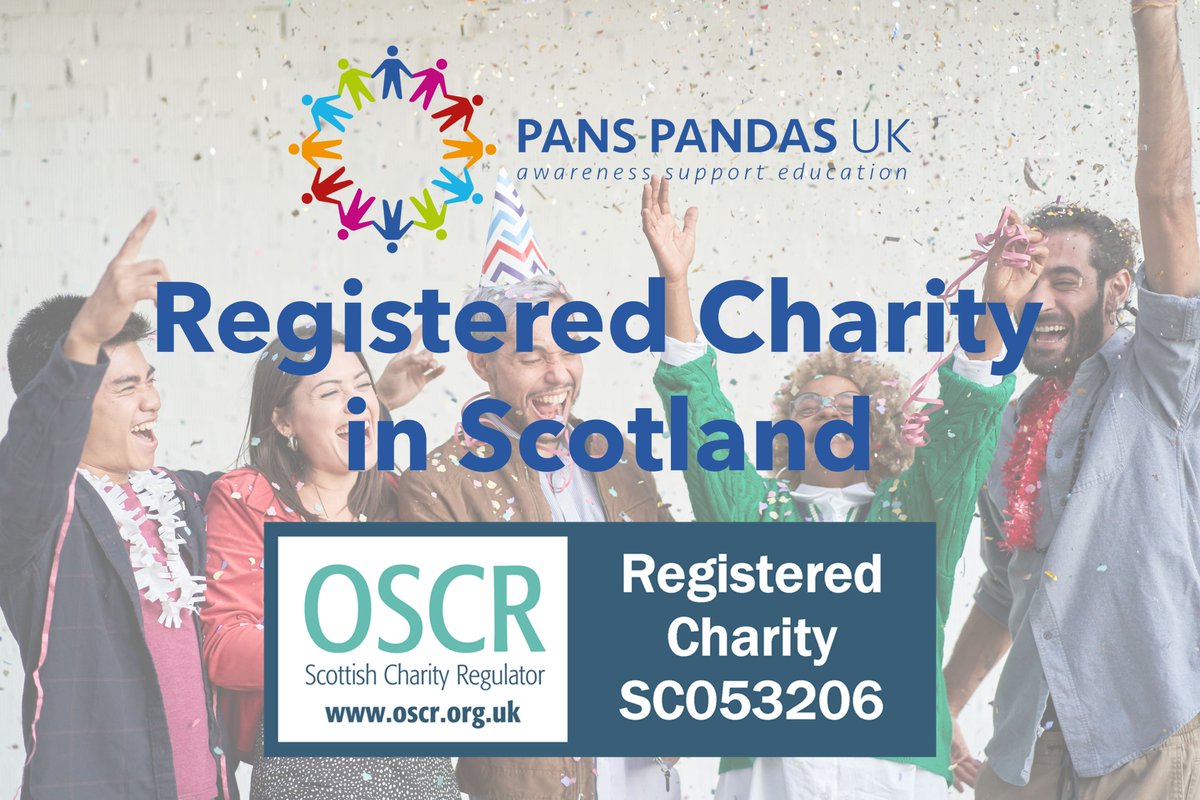 🎉 Exciting News! PANS PANDAS UK is Now a Registered Charity in Scotland! 🏴󠁧󠁢󠁳󠁣󠁴󠁿 We're thrilled to announce that PANS PANDAS UK has achieved charitable status in Scotland (SC053206). You can find all the info here: oscr.org.uk/about-charitie… #PANSPANDASUK #ScotlandCharity 🌟🏴󠁧󠁢󠁳󠁣󠁴󠁿