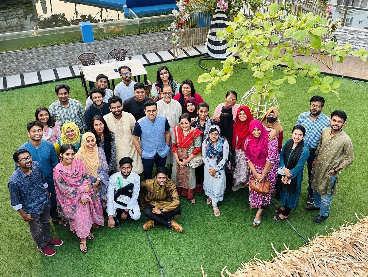 Our colourful #ISRHRD project team and volunteer leaders of @serac_bd shared one iftar together following their monthly coordination meeting in Dhaka today. These inspiring young people lead #SRHR #GenderEquality #ClimateJustice #AdolescentHealth and many more!