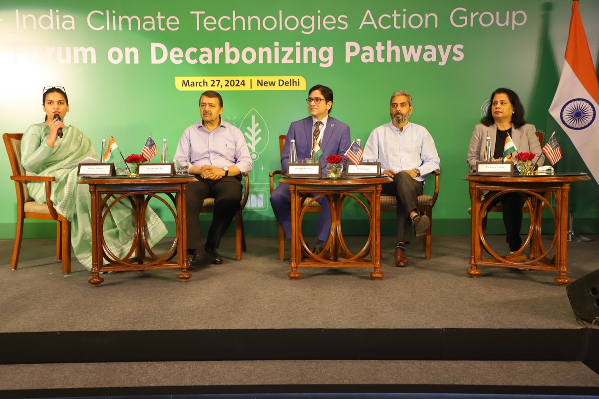 🇮🇳 has 18 percent of the world’s population, but only 4 percent of its water resources, making it among the most water-stressed in the world.🚰 @USTDA, in partnership with USISPF, hosted a panel discussion on “Innovative Technologies for Sustainable Water Management” in New
