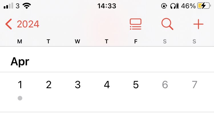 i bet this feels good af for the calendar