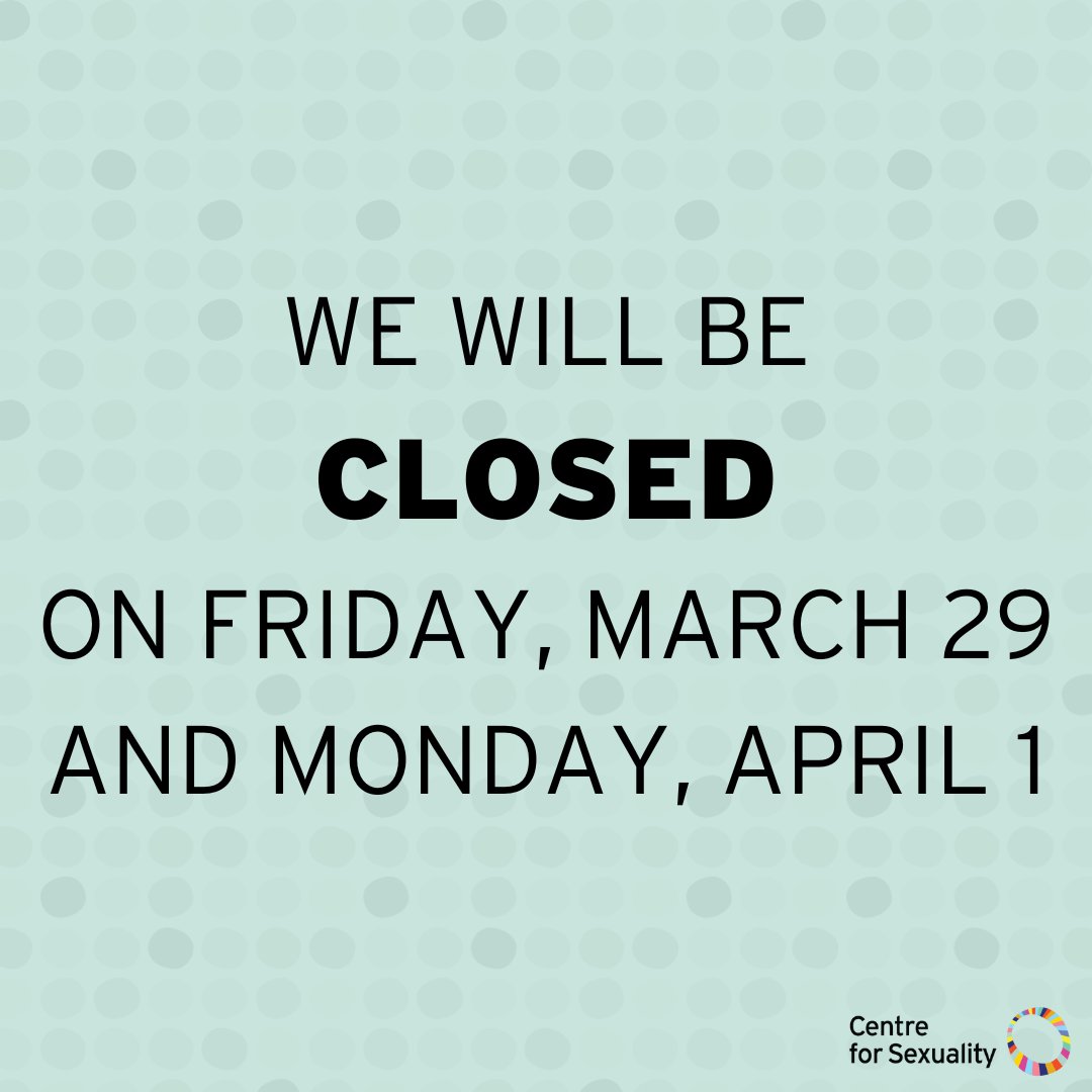 We are closed tomorrow and Monday! Regular hours resume Tuesday, April 2 at 9 a.m.
