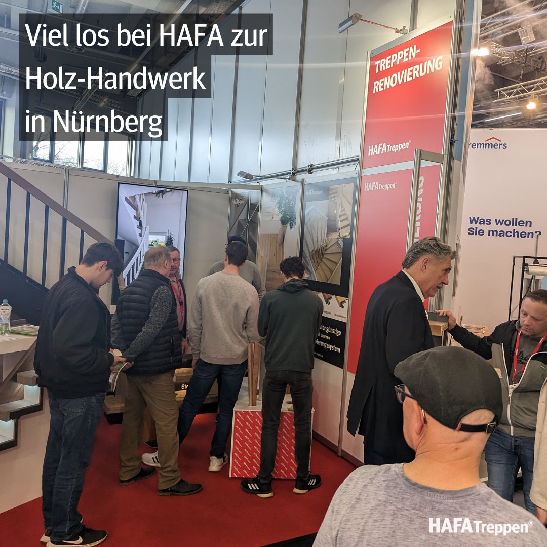 HafaTreppen's tweet photo. Wir möchten uns herzlich bei allen Besucherinnen und Besuchern bedanken, die unseren Stand auf der Holzhandwerk Messe in Nürnberg belebt haben! Es war eine inspirierende Zeit, voller anregender Gespräche und neuer Kontakte. https://t.co/zINGWj68zD