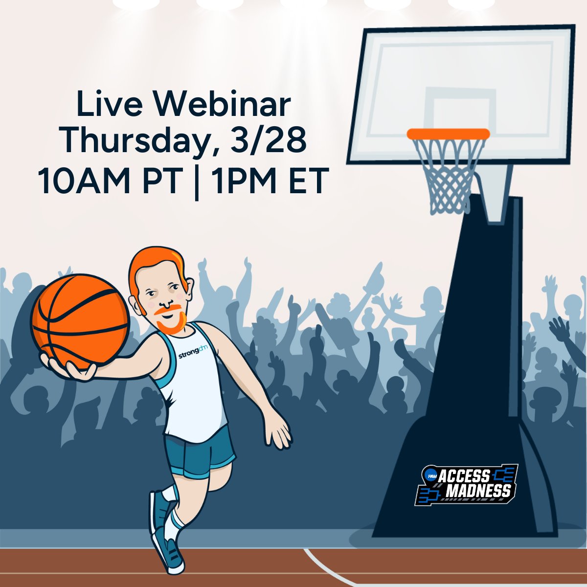 IT'S GAMEDAY. Last chance to join us: bit.ly/4a8Krh1 🏀 #infosec #PAM #accessmadness #zerotrust