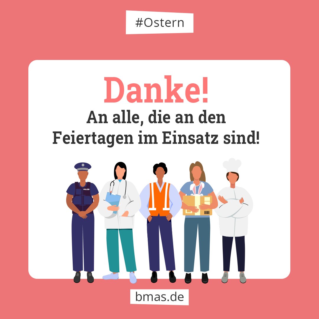 Nicht nur der Osterhase hat ein langes Wochenende vor sich: Wir wünschen allen, die über die Feiertage arbeiten, angenehme Arbeitstage – und sagen: Vielen Dank für Ihren Einsatz! 🙏 Ihnen allen frühlingshafte Tage, frohe Ostern und weiterhin Ramadan Mubarak. 🌷