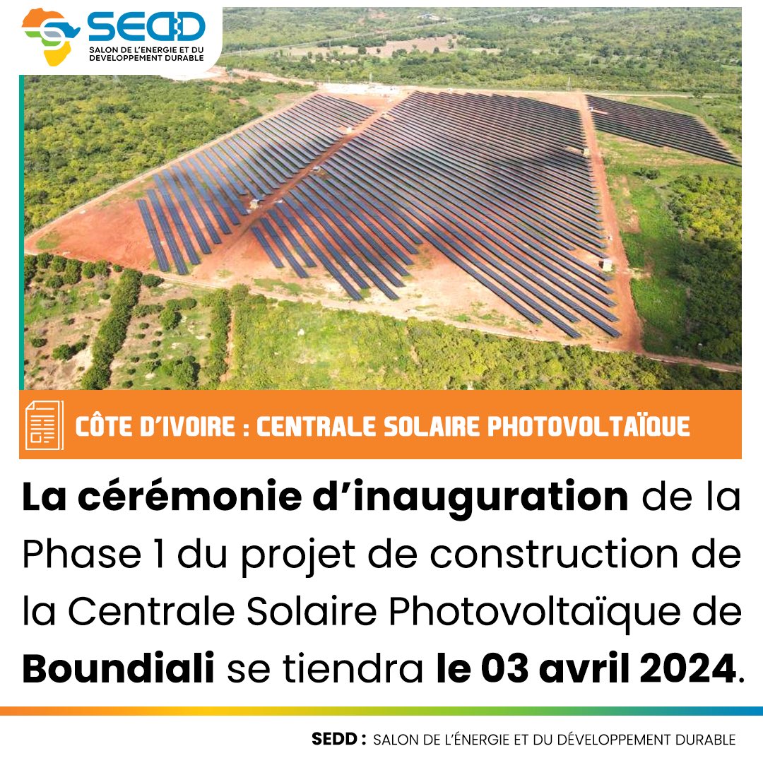 « Ce projet participe à l’atteinte des objectifs de l’Etat de Côte d’Ivoire (45% à l’horizon 2030 y compris la grande hydroélectricité) et au respect de ses engagements internationaux en matière de réduction des émissions des gaz à effet de serre (31,4%)…. »