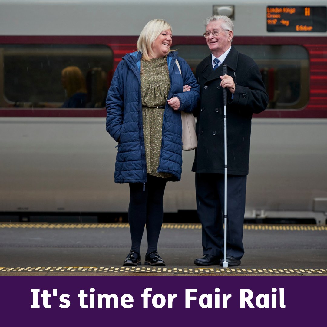📺Tune into @ScotParl TV this afternoon for the @scotgov debate on The Future of Public Transport - The Fair Fares Review. ➡️scottishparliament.tv/meeting/meetin… 🚆It's time to provide free rail travel for companions accompanying eligible Blind Persons Concessionary Travel cardholders.