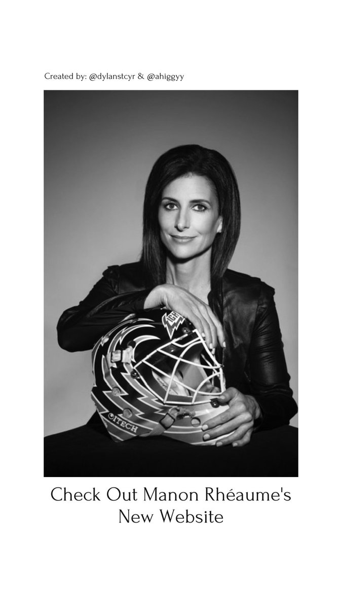 DSC (@dylan_stcyr) on Twitter photo We’ve recently created a new website for <a href="/ManonRheaume/">Manon Rheaume</a>! Follow the link to check out the new look: 
manonrheaume33.com We’ve recently created a new website for <a href="/ManonRheaume/">Manon Rheaume</a>! Follow the link to check out the new look: 
manonrheaume33.com