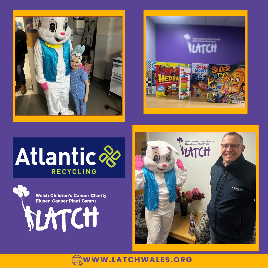 And to Darren & the Easter bunny from Atlantic Recycling for visiting us with goody bags, games for the playroom & even more chocolate Easter eggs! 🐣