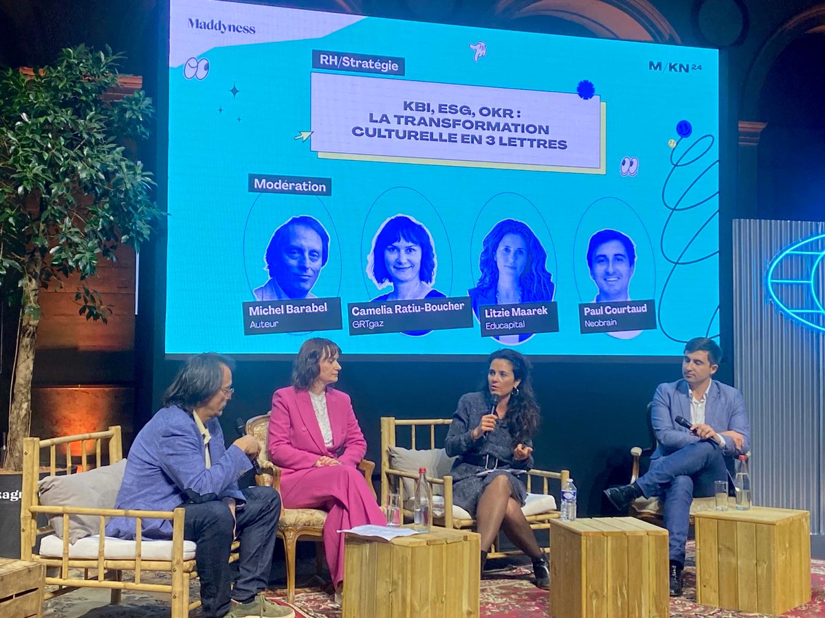 Quel impact de l’innovation sur la transformation culturelle ? Comment mesurer l’évolution des softskills ?

👉<a href="/CaRatiu/">Camelia R.</a> évoque l'approche novatrice des "Key Behaviours Indicators" lors d'une table ronde animée par <a href="/barabelm/">BARABEL michel</a> et aux côtés de <a href="/PaulCourtaud/">Paul Courtaud</a> et <a href="/litziemaarek/">litziemaarek</a> 

#MKN24