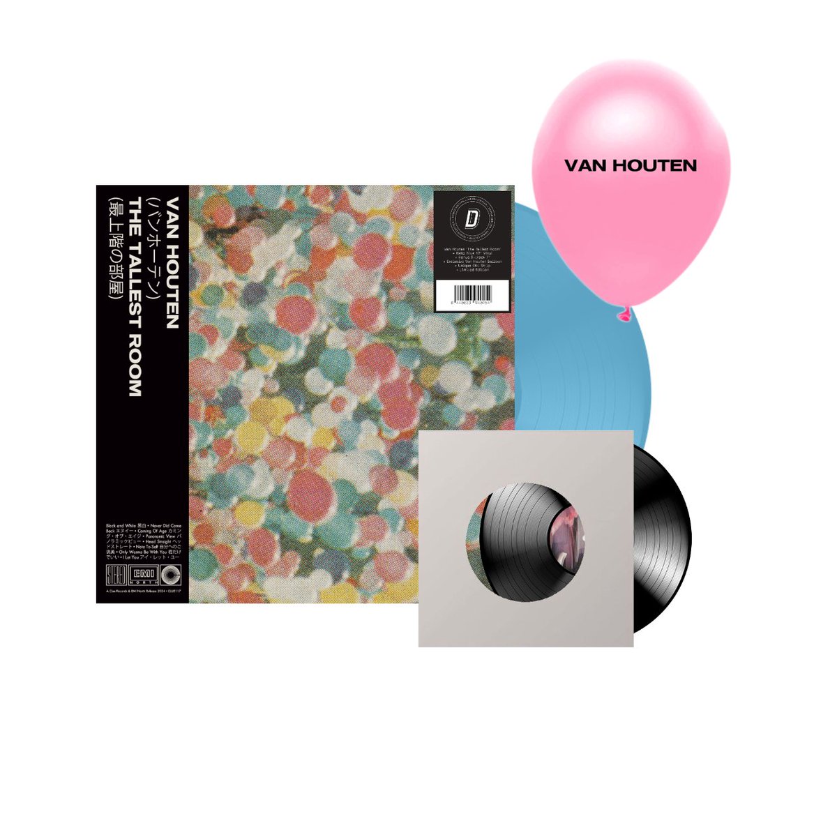 'The Tallest Room' by @vanhoutenuk is out and the praise is rolling in ❤️ 'They’re something to behold!” - @ClashMagazine 'An impressive set of brooding, swirling, referential indie rock' - @kexp Grab a copy of the #DinkedEdition🎈ffm.bio/m9byorz @ClueRecords