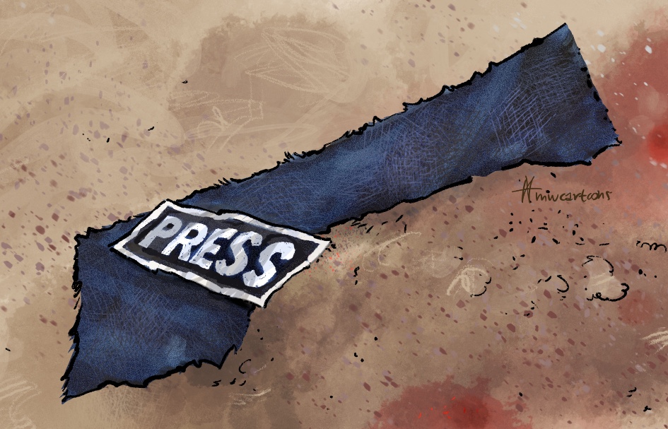 Already 103 journalists killed in Gaza. #gaza #israel #hamas #press #journalists #palestine #usa #europe #genocide @CartoonMovement @CartooningPeace @Joop_nl