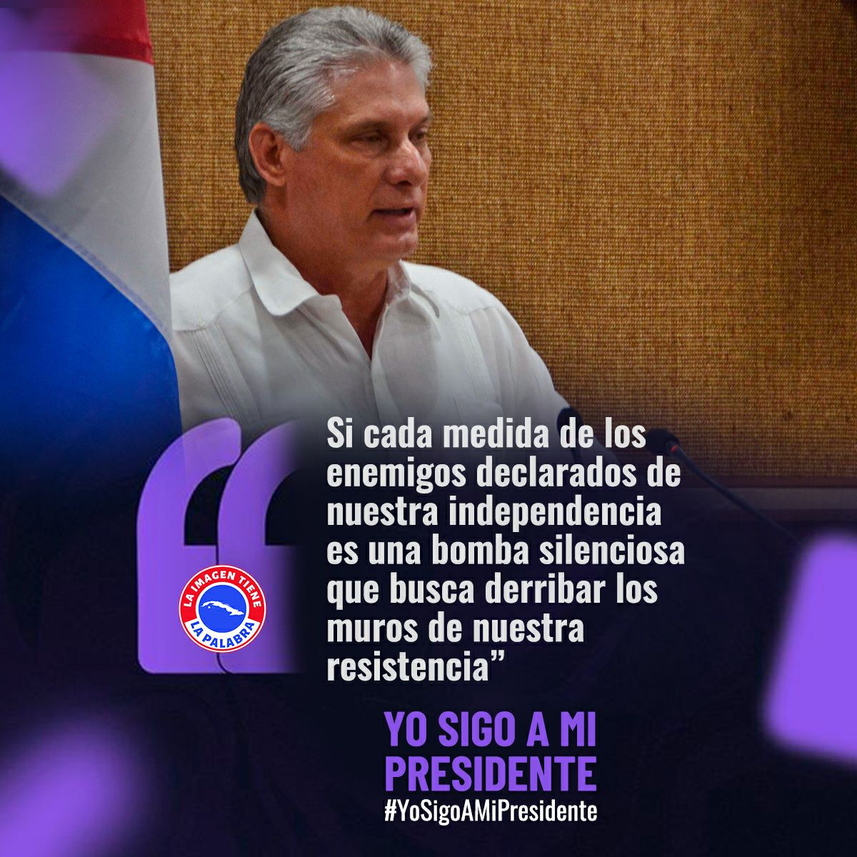 #YoSigoAMíPresidente E esta lucha contra los enemigos de la Revolución. #GenteQueSuma