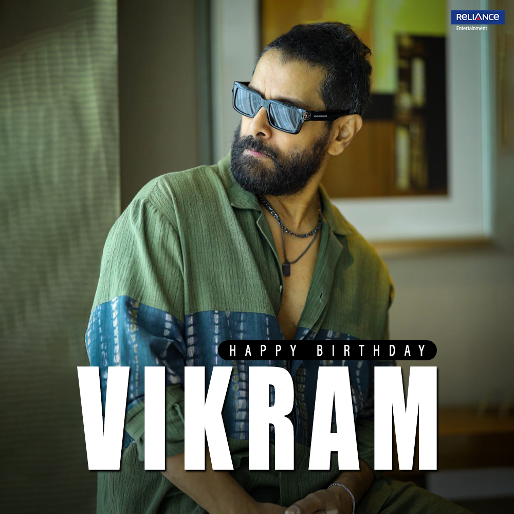 The captivating star whose charm and talent captivate hearts worldwide. Here's wishing @chiyaan a very happy birthday! #ChiyaanVikram #David #Raavan