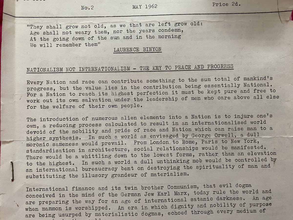 A friend moved to Britain in April 1962 from British Guiana on a CUKC passport. In May 1962 he was handed this newsletter, the psychological impact of which was long lasting. He stayed in the UK but couldn’t bring himself to register as British post BG’s independence.