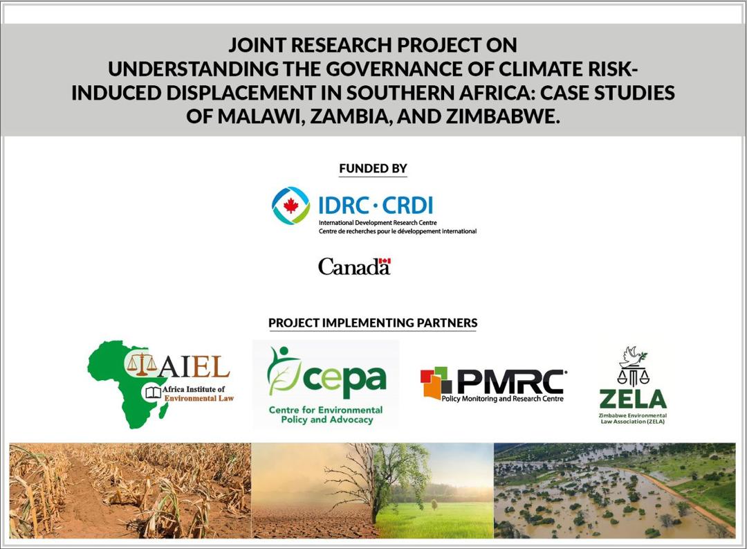 🎉 Exciting news alert! 🚨 We are thrilled to announce the launch of our latest project, funded by @IDRC_CRDI Over 3 years, we will be conducting research on the Governance of Climate Risk-Induced Displacement in Southern Africa. Delving into case studies from Malawi,…