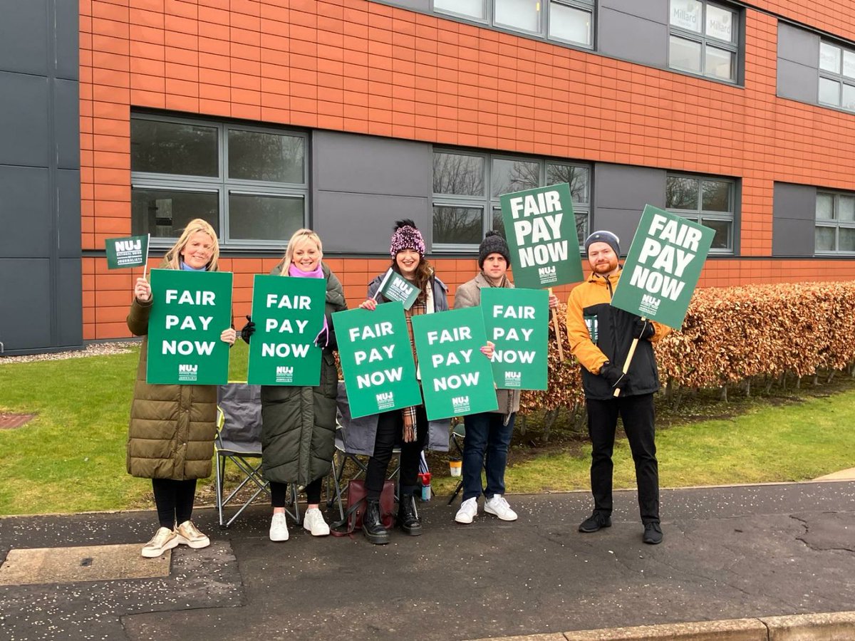 #NUJ Solidarity to #STV pickets at Dundee #NUJSTVStrike