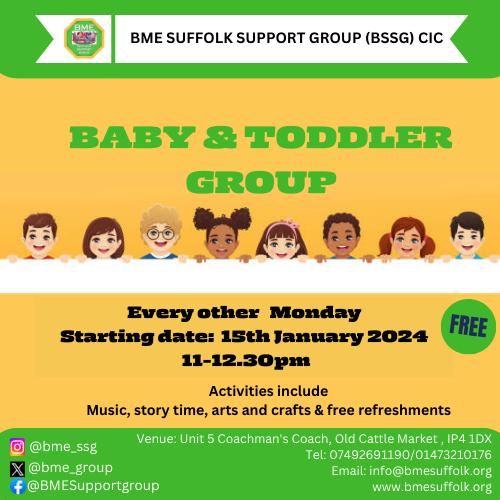 Our BME Suffolk Baby and Toddler Group has been AMAZING. Activities include SHANTALA MASSAGE, Swahili Music, Foot&Hand prints etc. Join us every other Monday and interact with other Mums in the house @SNEEICB_IES @SNEEICB_WS @TNLComFund @PACTenquiries