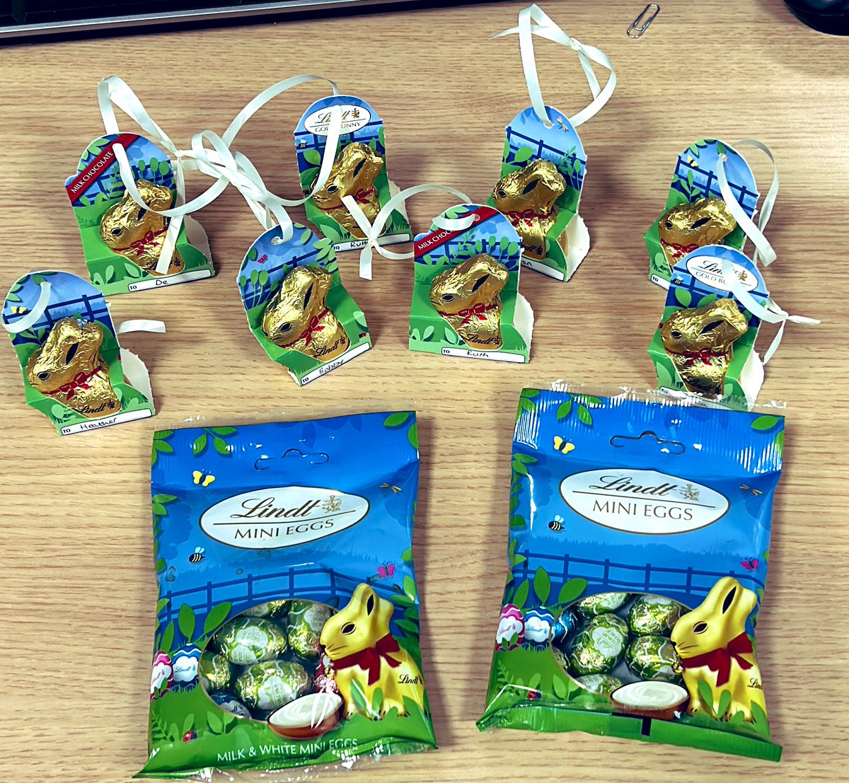 Happy Easter to my team 🐣 research won’t stop for us the bank holidays, and neither will the chocolate 😏 🍫 🐰