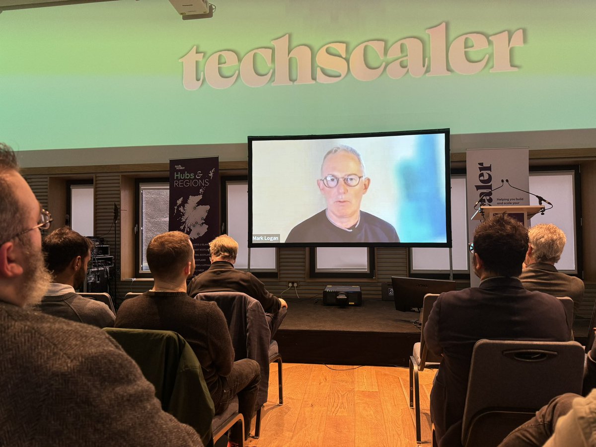 Sulaiman concludes the welcome with a video message from Scottish Technology Ecosystem Review author Mark Logan. He praises the over 50 partnerships struck by @tech_scaler during its first year to create a ‘fantastic and internationally recognised’ tech ecosystem in Scotland