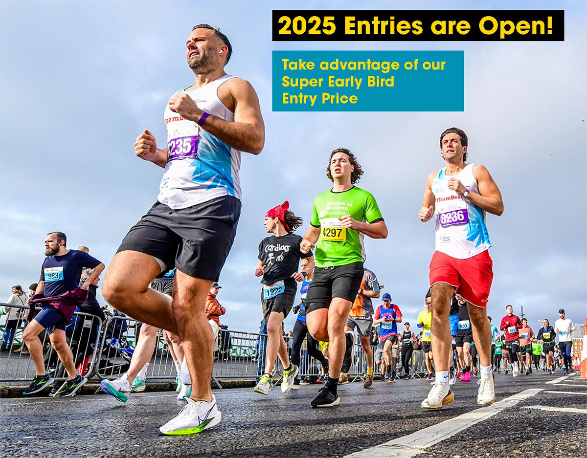We are giving our supporters a chance to enter at a Super Early Bird entry price. Entries at this price are on a first come first served basis, and are limited. Join us on Sunday 2nd March for our 35th birthday! Enter here: brighton-half.eventize.co.uk/e/brighton-hal… #halfmarathon #brightonhalf
