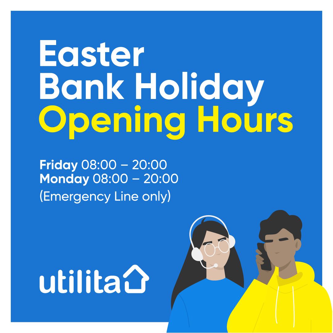 HAPPY EASTER WEEKEND! We'll be keeping your #SmartMeter on supply this #Easter with Friendly Credit hours - starting from 2pm today, until 10am on Tuesday 2 April. Plus, we’ll be available on our Emergency Line every day if you need us.