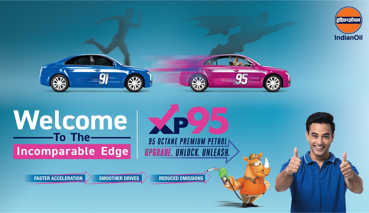 #XP95 is the 95 Octane premium petrol from IndianOil that gives you a ...