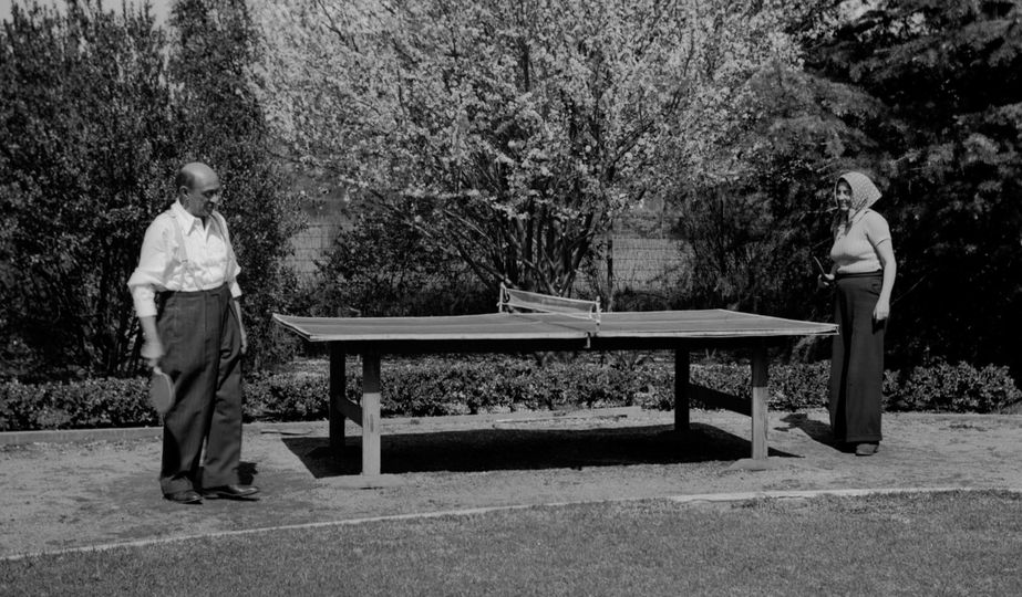 Today is #TableTennisDay! The photo shows Schönberg with his sister-in-law Maria Kolisch and playing ping pong.