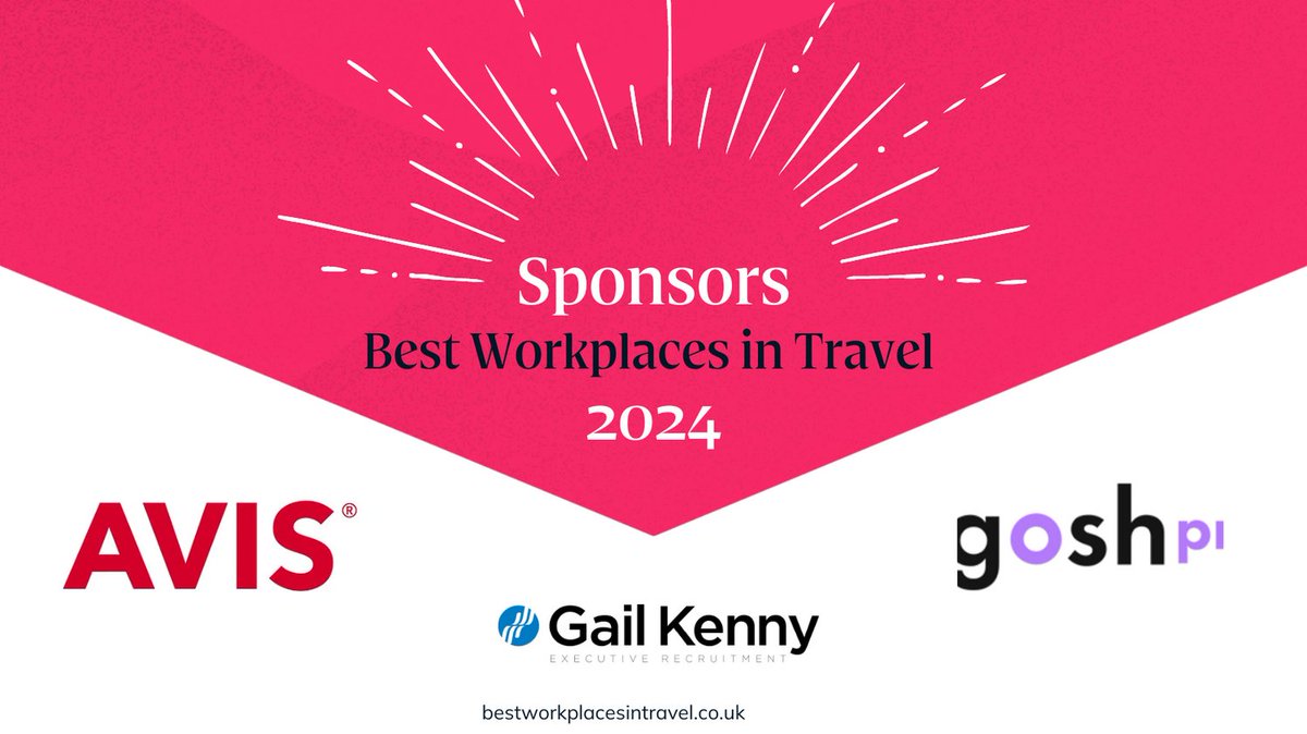 Thanks to our fabulous sponsors in supporting this years employee survey, insights and awards. It’s so important to showcase our industry that places high value on the people who make up the travel industry. Would you like to be involved as a sponsor? #travelindustry #employees