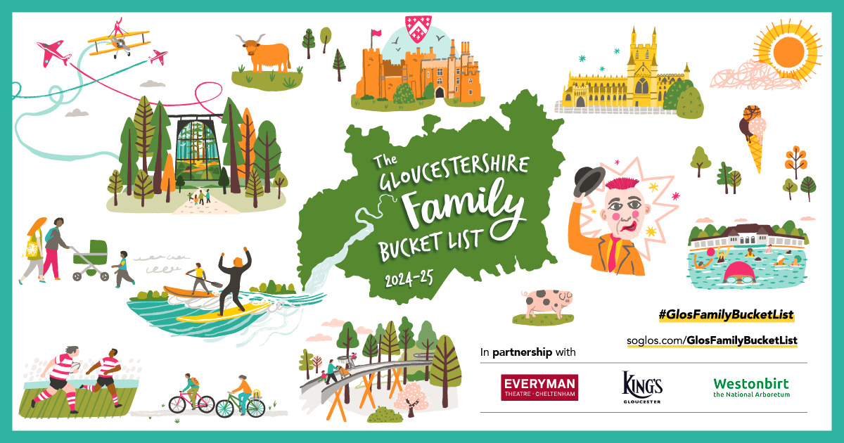 📣 We're delighted to announce the 2024-25 edition of the Gloucestershire Family Bucket List — 100 ways to make magical memories with your loved ones in the county. ✅ soglos.com/hot-list/the-g… #GlosFamilyBucketList @Everymanchelt @KingsSchoolGlos @WestonbirtArb