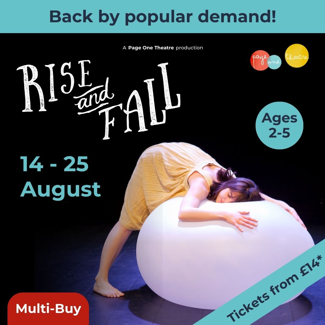 New show announced! After a sell-out run in 2023, Rise and Fall is returning to Polka's Adventure Theatre this August! 🎈 Tickets on sale now >> polkatheatre.com/event/rise-and…