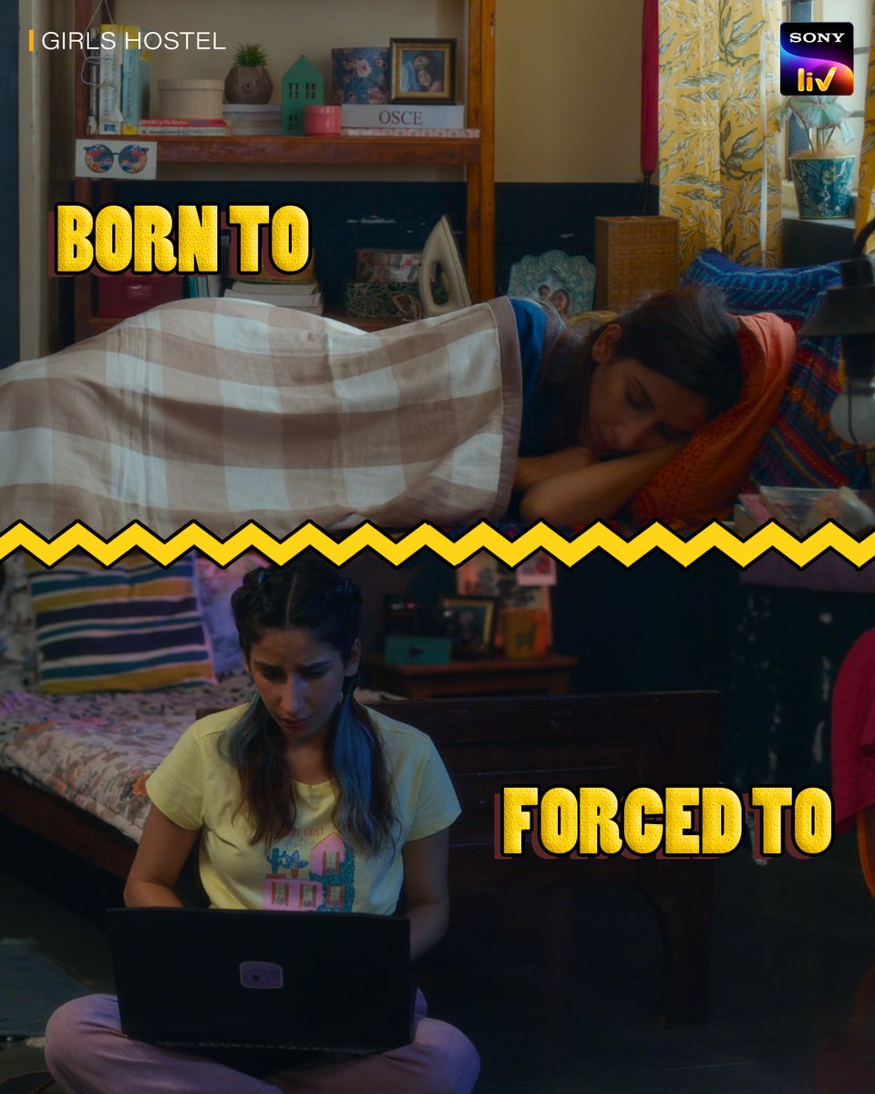 SonyLIVIntl's tweet image. Born to chill, forced to adult. 🤐

#Trending #Cubicles #CollegeRomance #GirlsHostel #Potluck