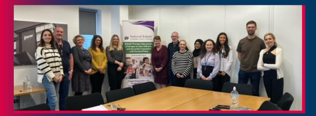 Our friends from Bobath came to visit and spoke to us all about the fantastic work they have been doing to support children and adults dealing with #cerebral palsy. Take a look at why we support Bobath: jmw.co.uk/services-for-y…
