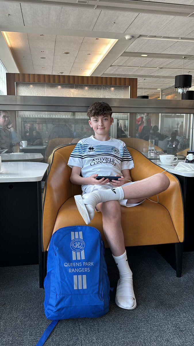 GCCCECAC's tweet image. Albert on his way to Barcelona to Represent @QPRADP @MareNostrumCup @British_Airways