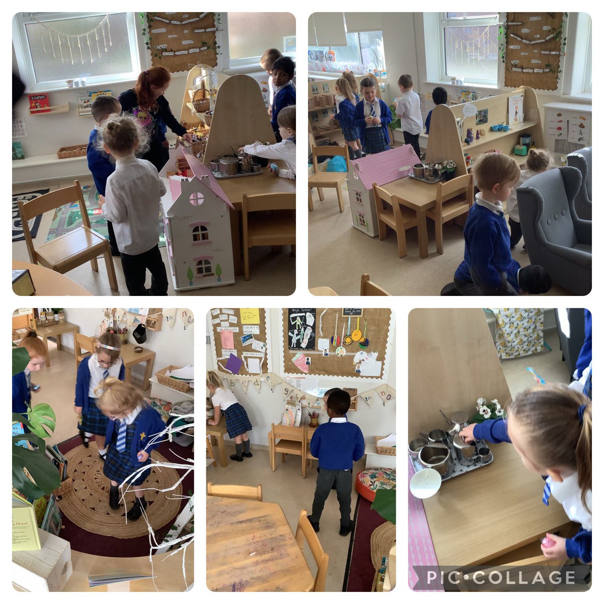 Reception had a surprise Easter egg hunt this morning 🐇🐰🐣🐥🥚