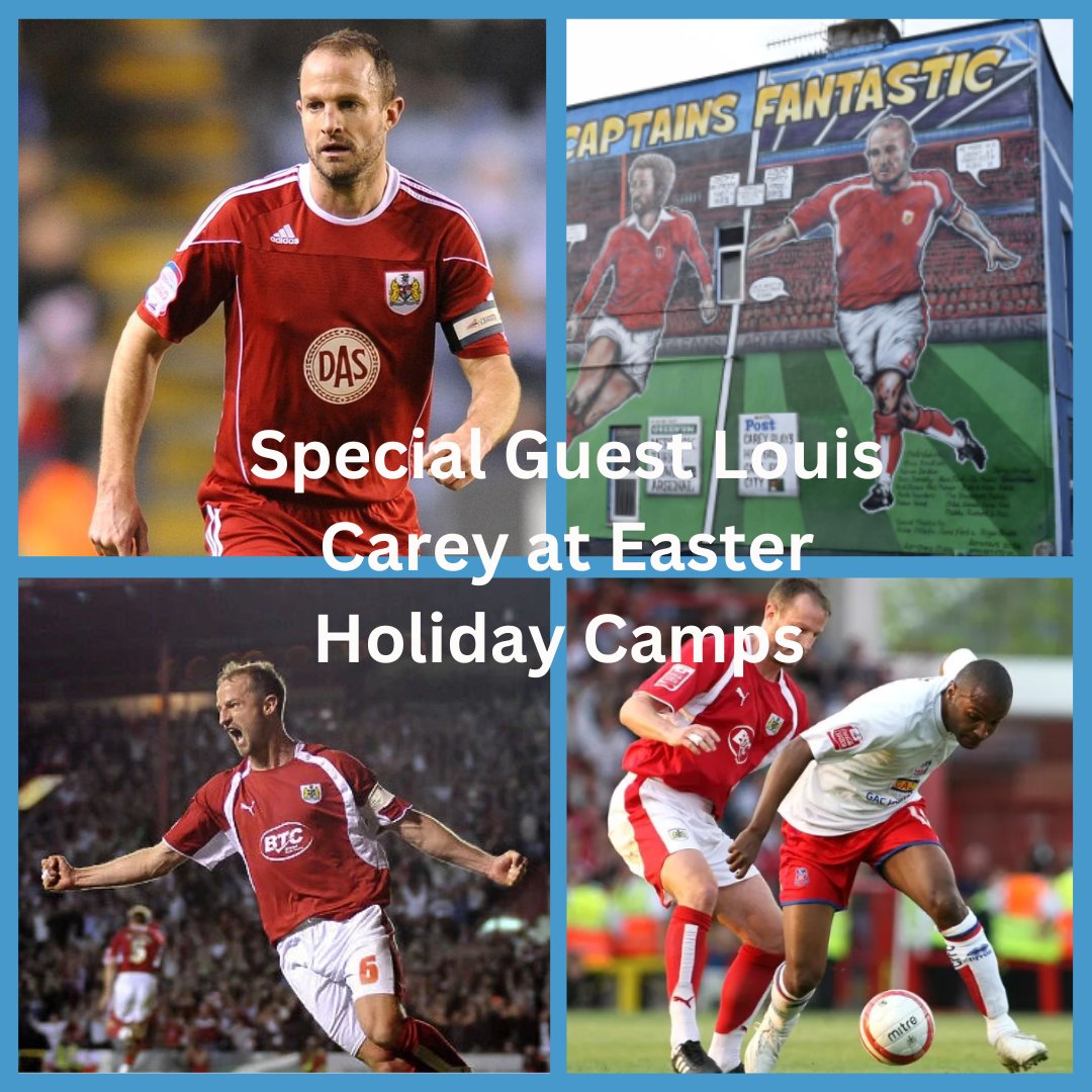 Here we go !! Bristol biggest & most popular football fun days are back for boys & girls aged 5 to 13 years old for all abilities BS6 , BS30. Join us for days of football, fun, & laughter with special guests lined up 1st up Louis Carey 3rd April to book - soccershooters.com/holiday-clubs