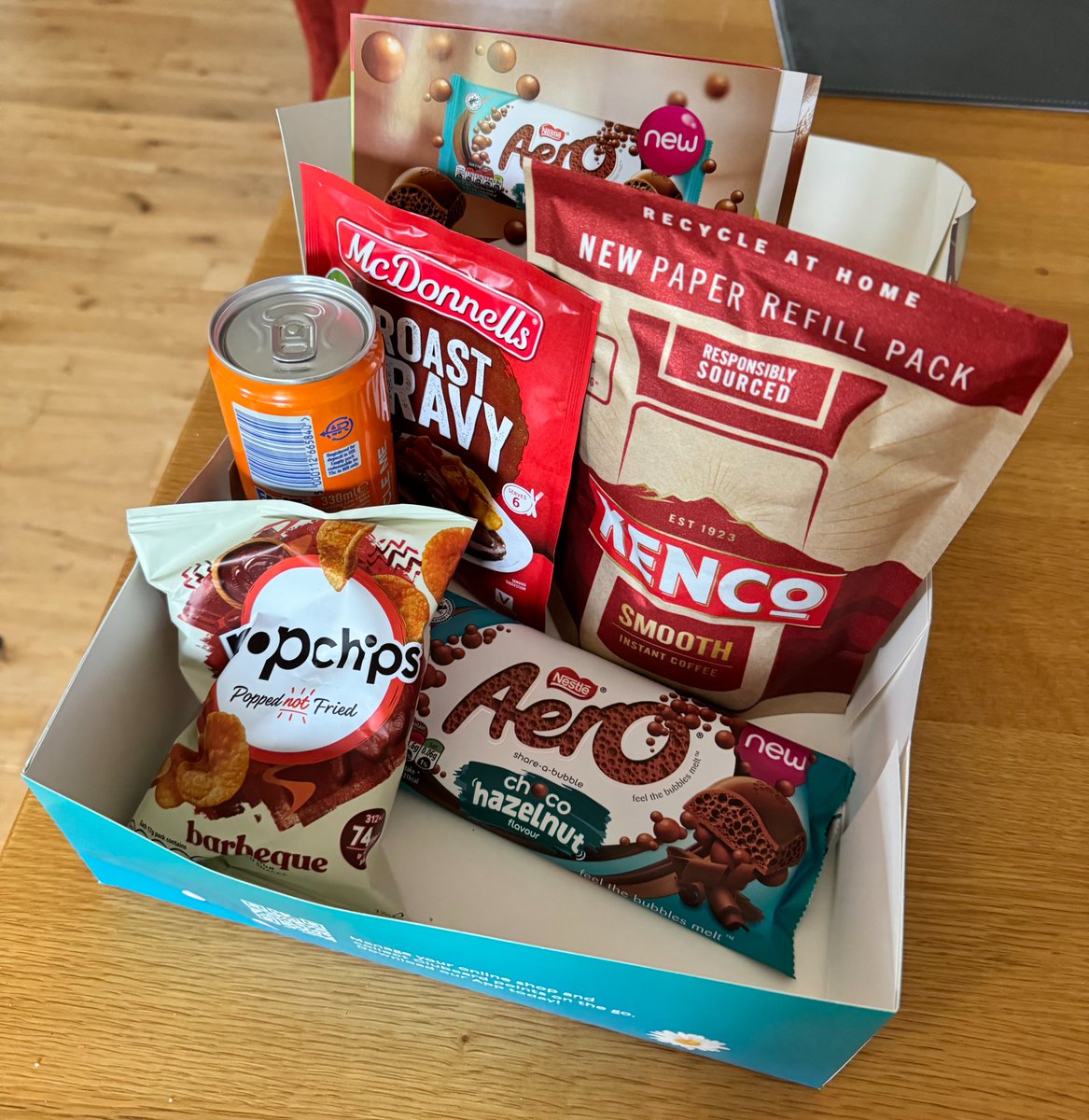 Kudos to <a href="/TescoIrl/">Tesco Ireland</a> for transforming grocery delivery since our inception back in 2003. Fun fact: my mum-in-law’s address was Tesco Ireland’s first home shopping delivery! This Easter, we got a box of freebies with our order—a nice feel-good touch