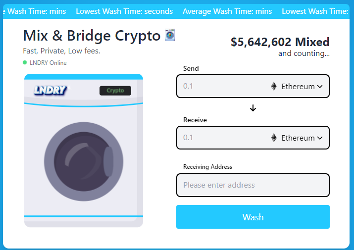 lndryecosystem's tweet photo. 🫧 $LNDRY Update 🫧

Over 1 million dollars worth of $LNDRY has now been staked! 

$5.6 million in crypto has been mixed through our Telegram bot and Dapp! 💰💰🤑

These insane numbers are just the start for $LNDRY https://t.co/bt7mk2Il1J