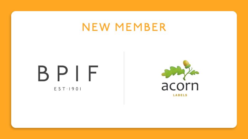 Welcome to our new member Acorn Labels! Acorn Labels’ main focus is to meet and exceed the needs of their ever-growing customer base, and to provide excellent value for money. #bpifmember
