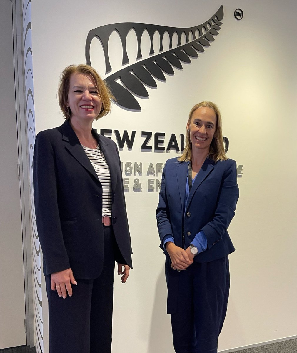 Thanks to Rachel Maidment and @MFATinAuckland @MFATNZ for the warm welcome and the great exchange on bilateral affairs and upcoming visits. @GermanAmbWell