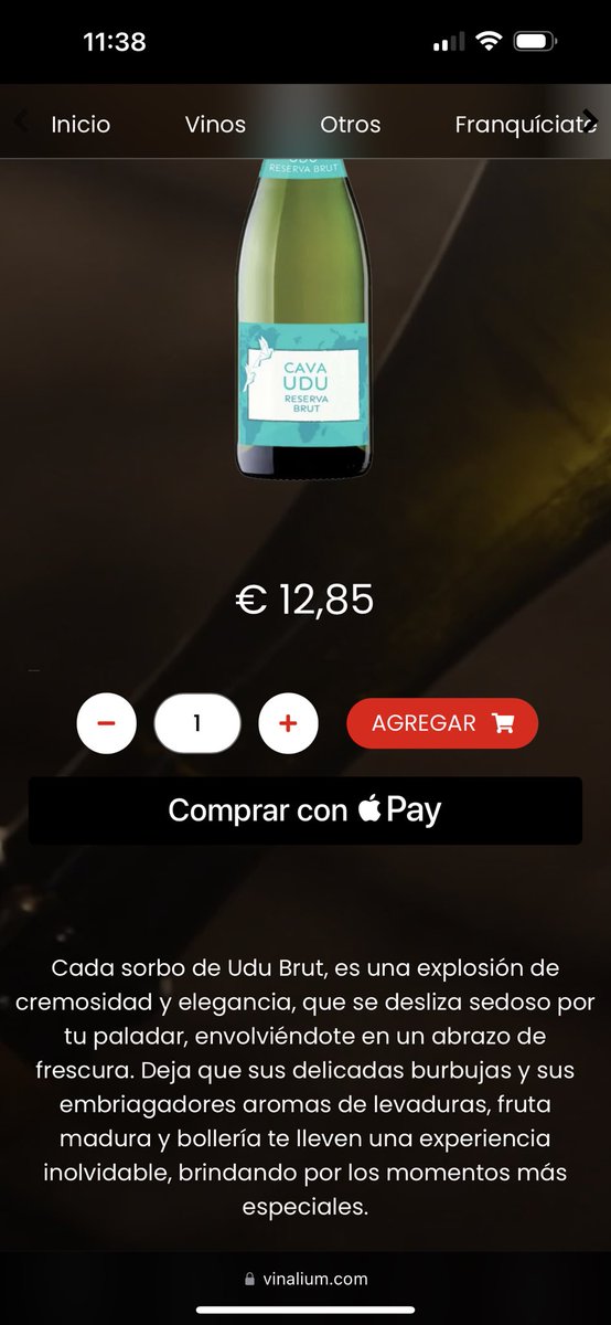 Por si queréis comprar cava a mitad de precio. 
Código cupón: UDU50
Feliz Semana Santa!