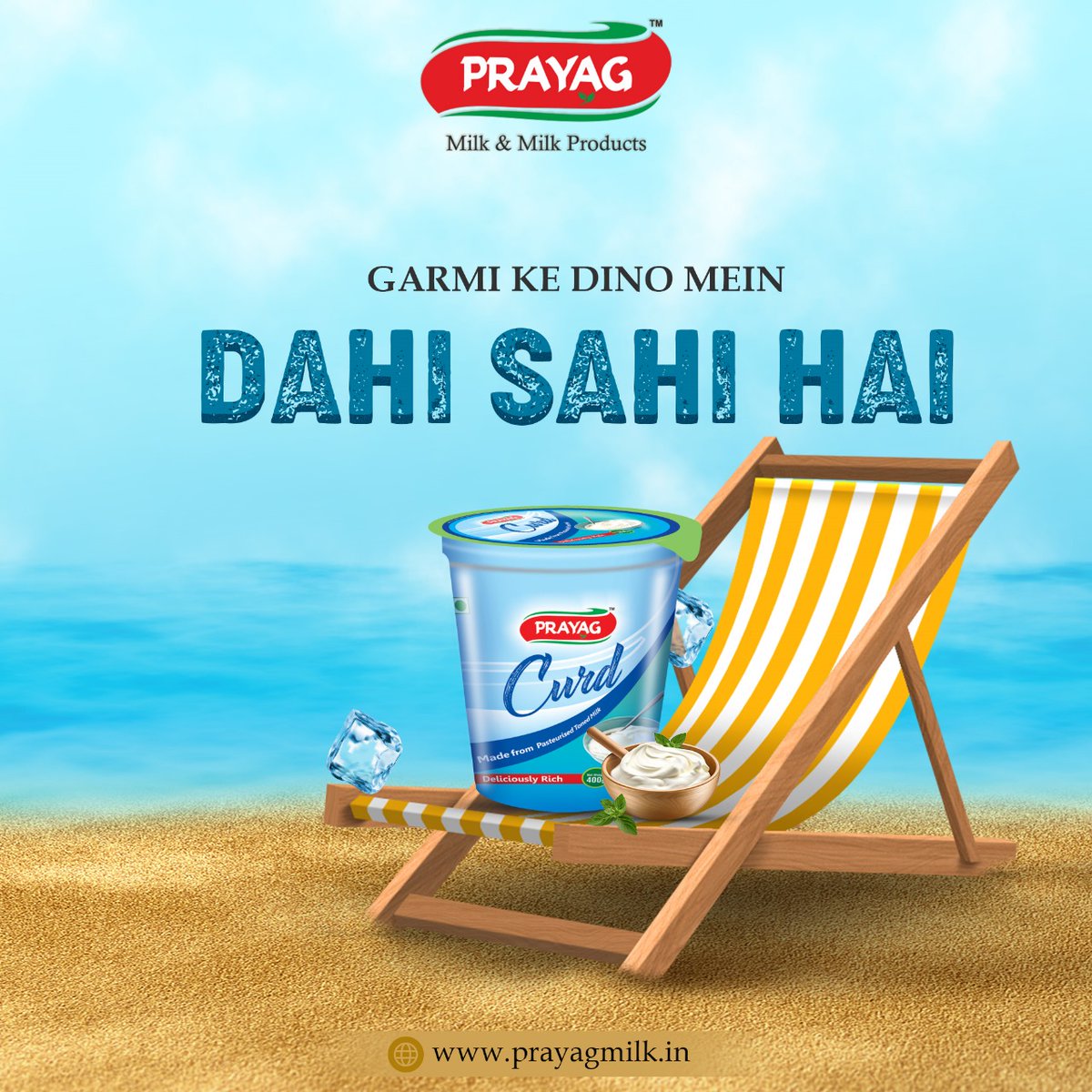 Beat the summer heat with a spoonful of goodness! Prayag Milk's refreshing Dahi is the perfect companion for scorching days☀️Cool, creamy, and oh-so-delicious, it's the ultimate way to stay refreshed and rejuvenated. 
#curd #purecurd #DahiSahiHai #SummerVibes #PrayagmilkBareilly